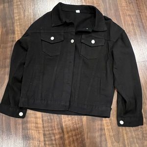 Black Jean Jacket